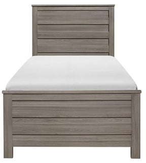 Homelegance Waldorf Twin Panel Bed in Dark Gray 1902T-1* - Half Price Furniture