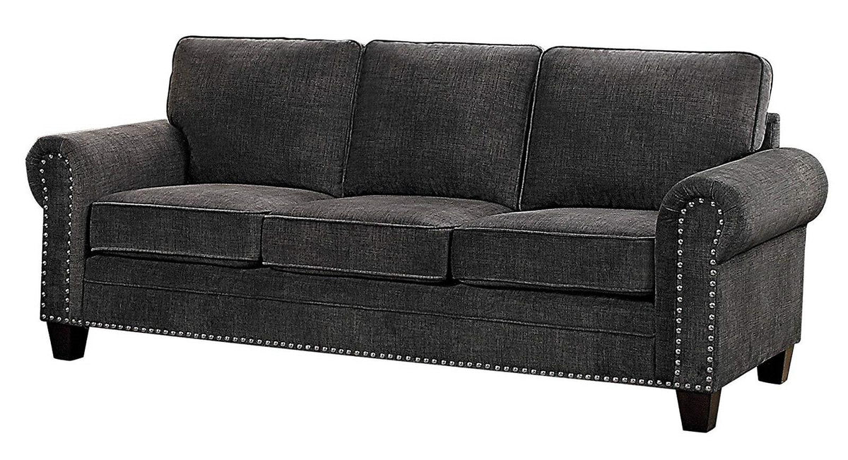 Homelegance Furniture Cornelia Sofa in Dark Gray 8216DG-3 - Half Price Furniture