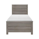 Homelegance Waldorf Twin Panel Bed in Dark Gray 1902T-1* Half Price Furniture