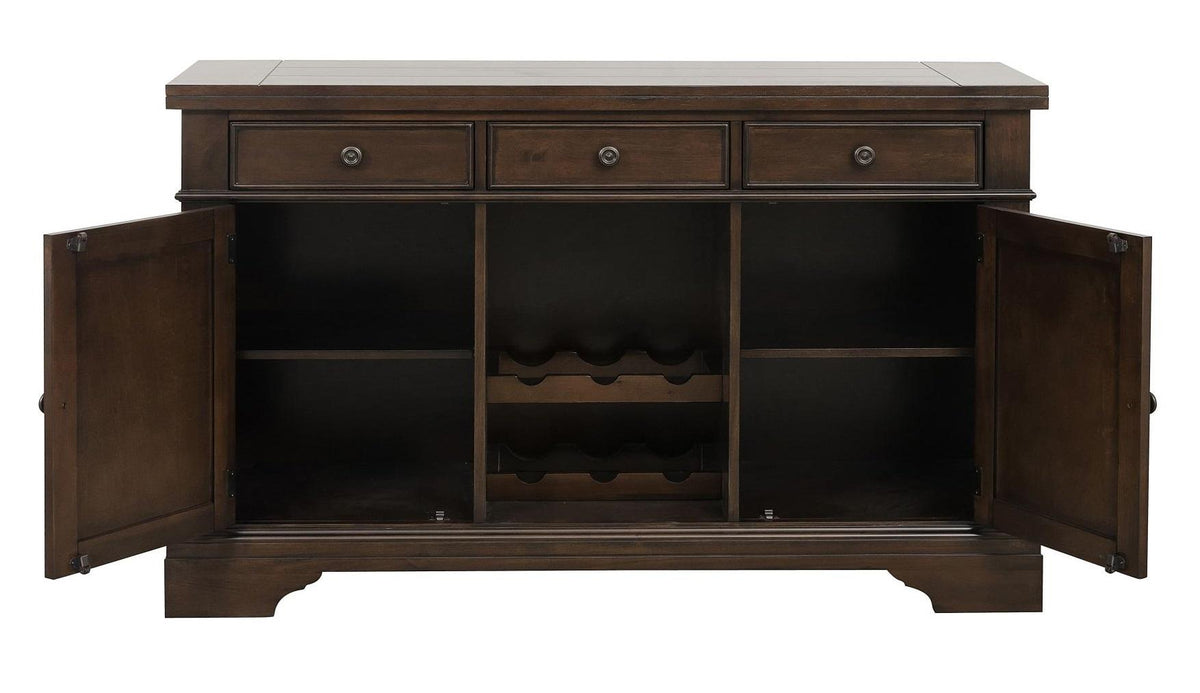 Homelegance Reid Buffet/Server in Dark Cherry 5267RF-55 - Half Price Furniture