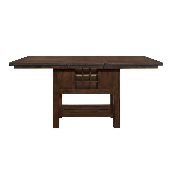 Homelegance Schleiger Counter Height Dining Table in Dark Brown 5400-36XL* Half Price Furniture