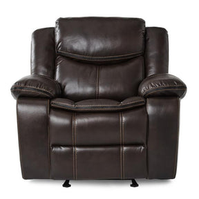 Homelegance Furniture Bastrop Glider Reclining Chair in Brown 8230BRW-1 Half Price Furniture