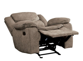 Homelegance Furniture Bastrop Glider Reclining Chair in Brown 8230FBR-1 - Half Price Furniture