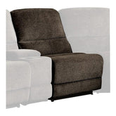 Homelegance Furniture Shreveport Armless Reclining Chair in Brown 8238-AR Half Price Furniture