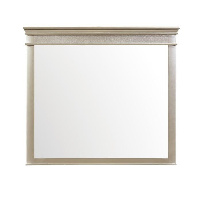 Homelegance Celandine Mirror in Silver 1928-6 Half Price Furniture