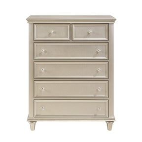 Homelegance Celandine 6 Drawer Chest in Silver 1928-9 Half Price Furniture