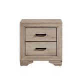 Homelegance Lonan 2 Drawer Nightstand in Natural 1955-4 Half Price Furniture