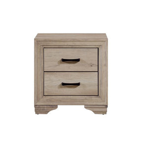 Homelegance Lonan 2 Drawer Nightstand in Natural 1955-4 Half Price Furniture