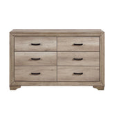 Homelegance Lonan 6 Drawer Dresser in Natural 1955-5 Half Price Furniture