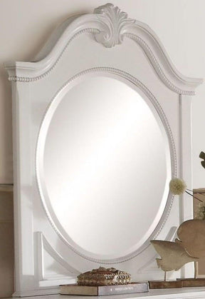 Homelegance Lucida Mirror in White 2039W-6 - Half Price Furniture