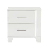 Homelegance Kerren Nightstand in White 1678W-4 Half Price Furniture