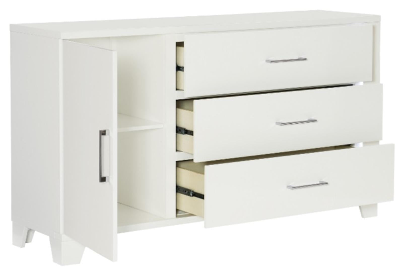 Homelegance Kerren Dresser in White 1678W-5 - Half Price Furniture