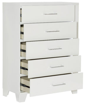 Homelegance Kerren Chest in White 1678W-9 - Half Price Furniture