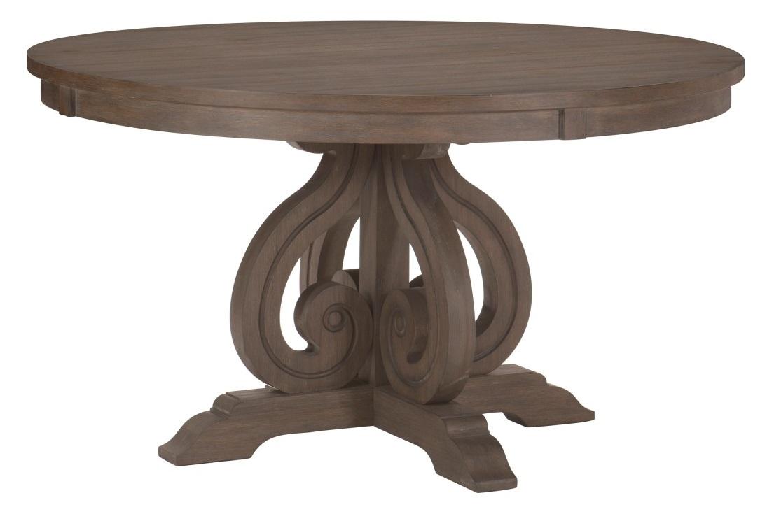 Homelegance Toulon Round Dining Table in Dark Pewter 5438-54* - Half Price Furniture