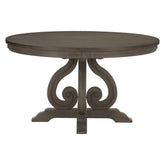 Homelegance Toulon Round Dining Table in Dark Pewter 5438-54* Half Price Furniture