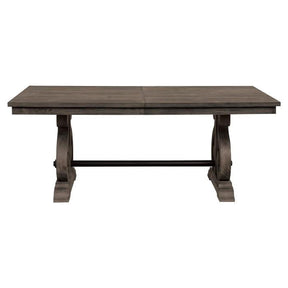 Homelegance Toulon Dining Table in Dark Pewter 5438-96* Half Price Furniture