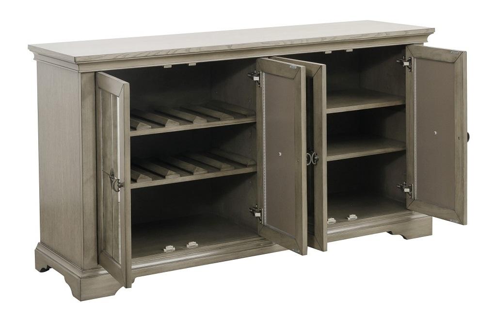 Homelegance Vermillion Server in Gray 5442-40 - Half Price Furniture