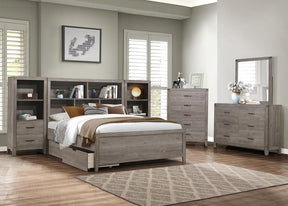 Homelegance Woodrow Full Platform Bed in Gray 2042NBF-1* - Half Price Furniture