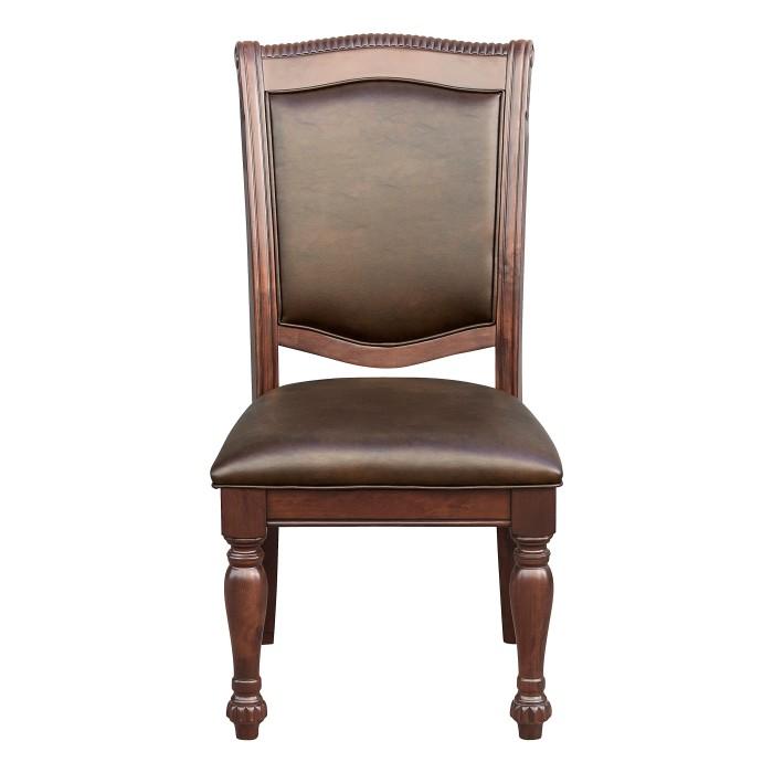 Homelegance Lordsburg Side Chair in Brown Cherry (Set of 2) Half Price Furniture