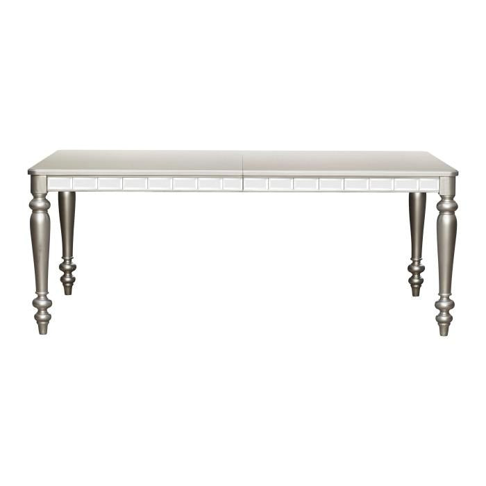 Homelegance Orsina Dining Table in Silver 5477N-96 Half Price Furniture