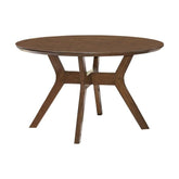 Homelegance Edam Round Dining Table in Light Oak 5492-52 Half Price Furniture