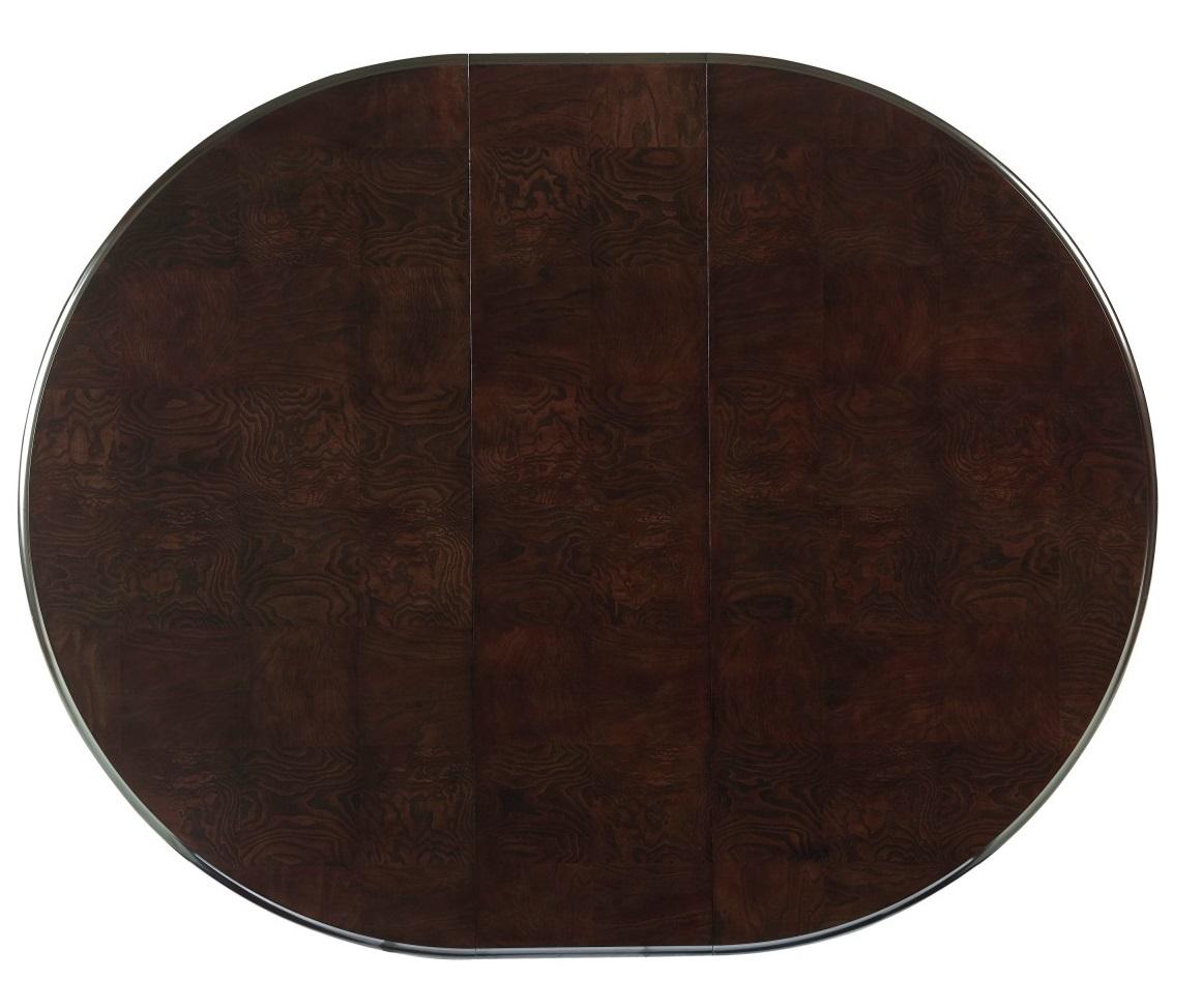 Homelegance Savion Round/Oval Dining Table in Espresso 5494-76* - Half Price Furniture