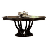 Homelegance Savion Round/Oval Dining Table in Espresso 5494-76* Half Price Furniture