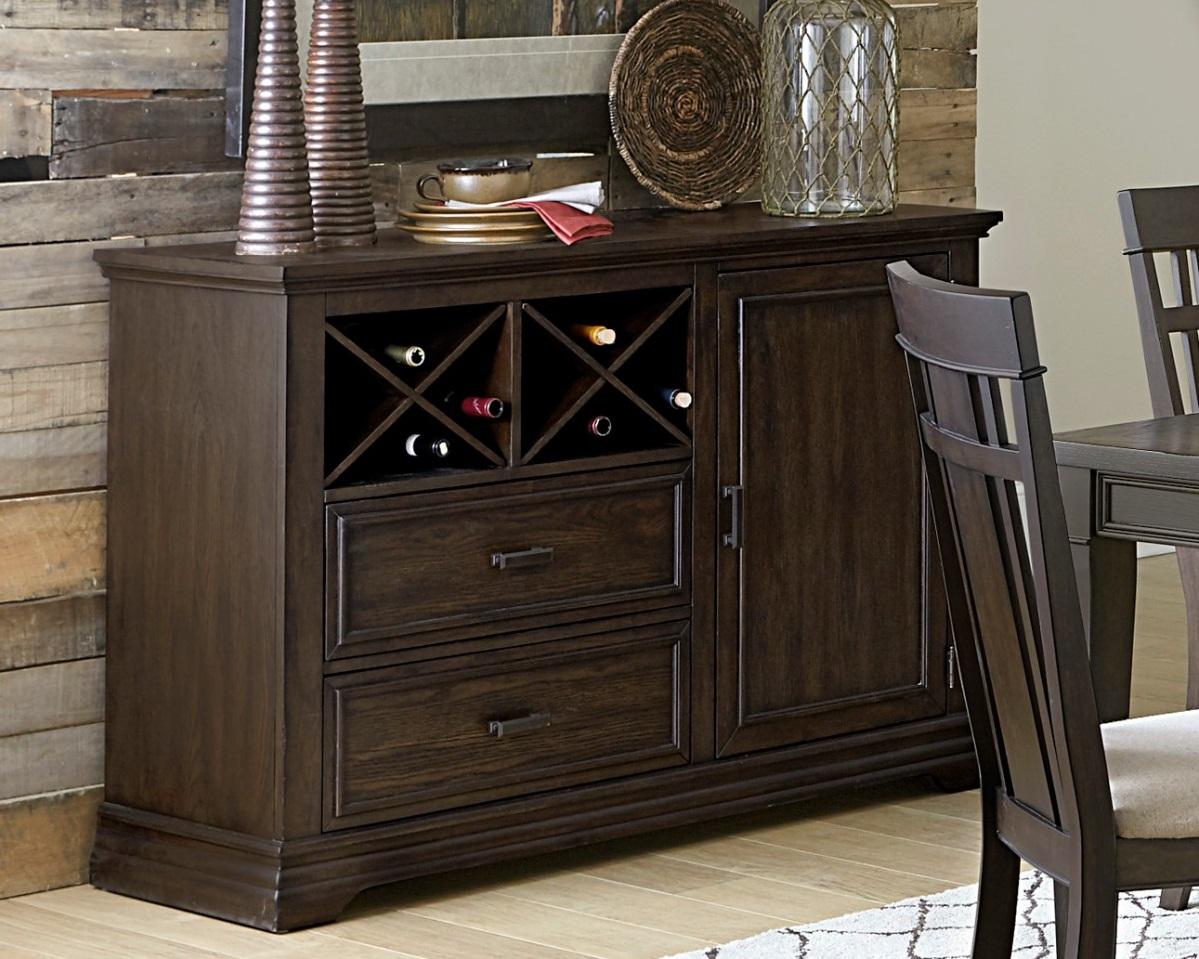 Homelegance Makah Server in Dark Brown 5496-40 - Half Price Furniture