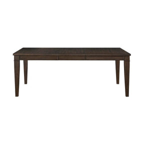 Homelegance Makah Dining Table in Dark Brown 5496-78 Half Price Furniture