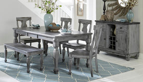 Homelegance Fulbright Dining Table in Gray 5520-78 - Half Price Furniture