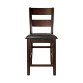 Homelegance Mantello Counter Height Chair in Cherry (Set of 2) Half Price Furniture