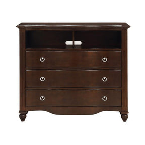 Homelegance Furniture Meghan 3-Drawer Media Chest in Espresso Half Price Furniture