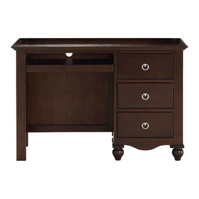 Homelegance Furniture Meghan 3-Drawer Writing Desk in Espresso Half Price Furniture