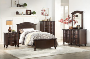 Homelegance Furniture Meghan 3-Drawer Nightstand in Espresso - Half Price Furniture