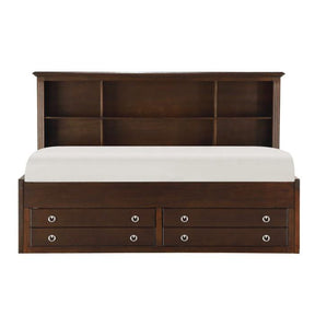 Homelegance Furniture Meghan Twin Lounge Storage Bed in Espresso Half Price Furniture