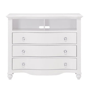 Homelegance Meghan 3 Drawer Media Chest in White 2058WH-11 Half Price Furniture