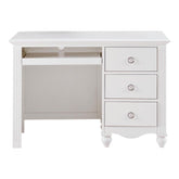 Homelegance Meghan 3 Drawer Writing Desk in White 2058WH-15 Half Price Furniture