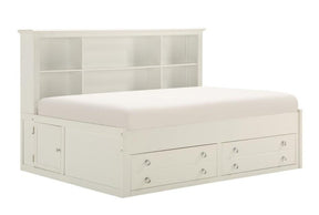 Homelegance Meghan Full Lounge Storage Bed in White 2058WHPRF-1* - Half Price Furniture