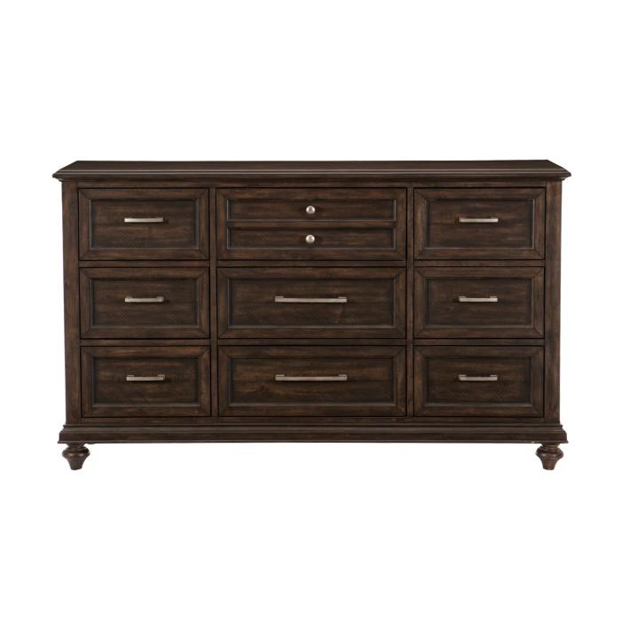 Homelegance Cardona Dresser in Driftwood Charcoal 1689-5 Half Price Furniture