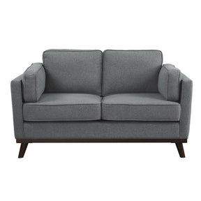 Homelegance Furniture Bedos Loveseat in Gray Half Price Furniture