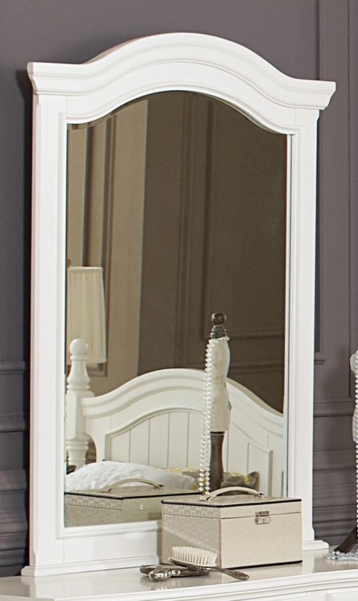 Homelegance Clementine Mirror in White B1799-6 - Half Price Furniture