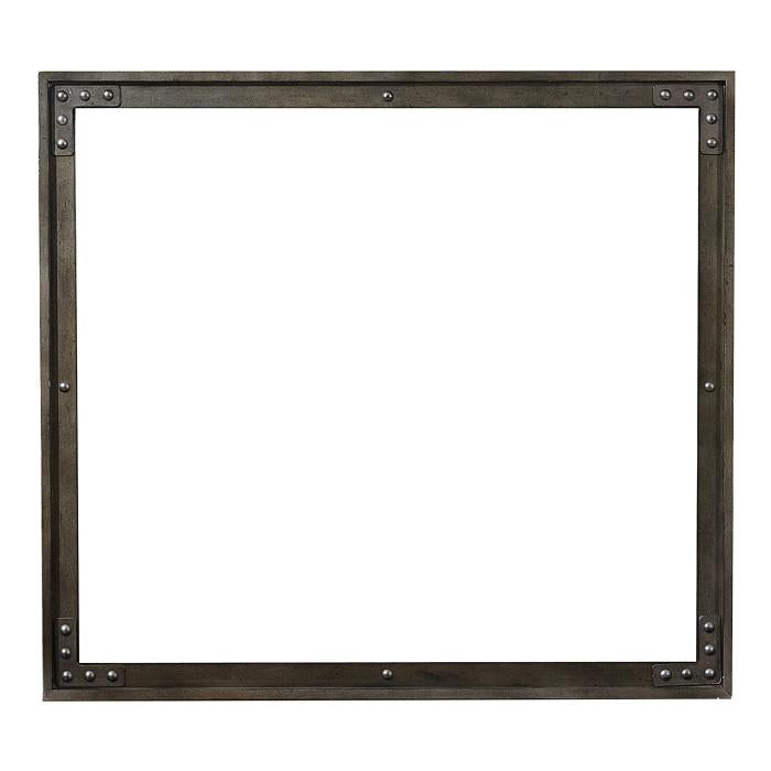 Homelegance Holverson Mirror in Rustic Brown & Gunmetal 1715-6 Half Price Furniture