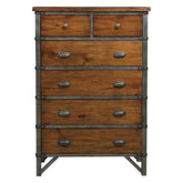 Homelegance Holverson Chest in Rustic Brown & Gunmetal 1715-9 Half Price Furniture