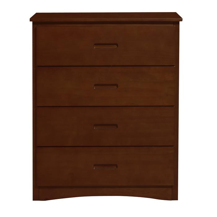 Homelegance Rowe 4 Drawer Chest in Dark Cherry B2013DC-9 Half Price Furniture