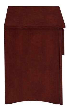 Homelegance Rowe 1 Drawer Night Stand in Dark Cherry B2013DC-4 - Half Price Furniture