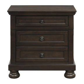 Homelegance Begonia Nightstand in Gray 1718GY-4 Half Price Furniture