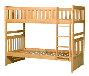 Homelegance Bartly Twin/Twin Bunk Bed in Natural B2043-1* - Half Price Furniture