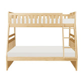 Homelegance Bartly Twin/Full Bunk Bed in Natural B2043TF-1* Half Price Furniture