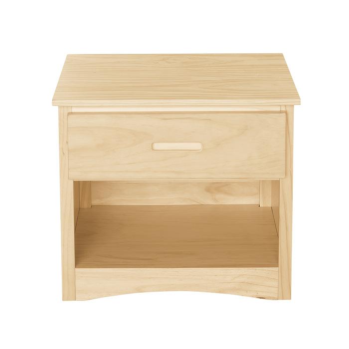 Homelegance Bartly 1 Drawer Night Stand in Natural B2043-4 Half Price Furniture