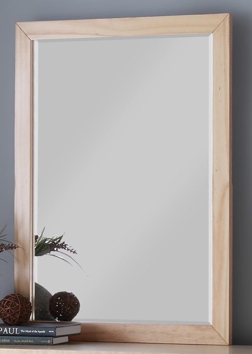 Homelegance Bartly Mirror in Natural B2043-6 - Half Price Furniture